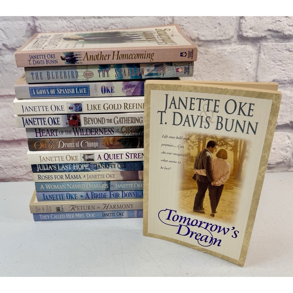 Janette Oke lot of 15 books Historical Fiction Paperback